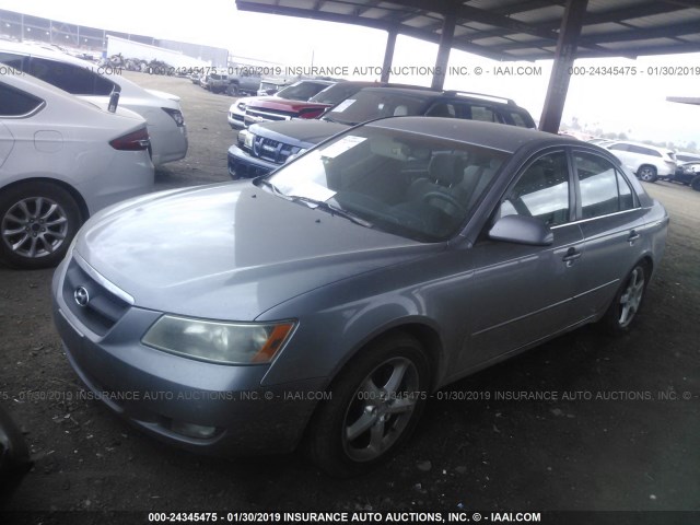 5NPEU46F57H176987 - 2007 HYUNDAI SONATA SE/LIMITED SILVER photo 2