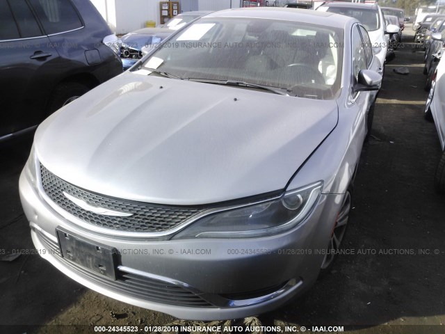 1C3CCCAB8FN657294 - 2015 CHRYSLER 200 LIMITED SILVER photo 2