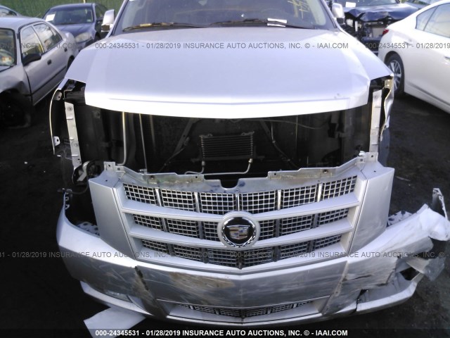 1GYS4CEF3CR225566 - 2012 CADILLAC ESCALADE PREMIUM SILVER photo 6