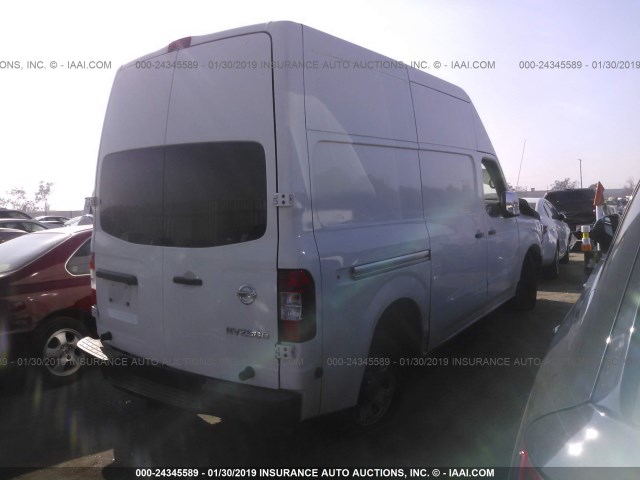 1N6AF0LY8HN808676 - 2017 NISSAN NV 2500 S/SV/2500 SL/S/SV/SL WHITE photo 4