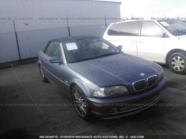 WBABS53482JU93645 - 2002 BMW 330 CI BLUE photo 1