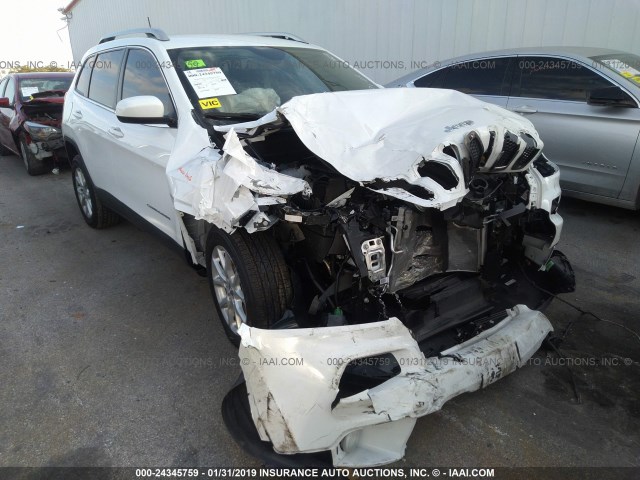 1C4PJLLB3JD511853 - 2018 JEEP CHEROKEE LATITUDE PLUS WHITE photo 1