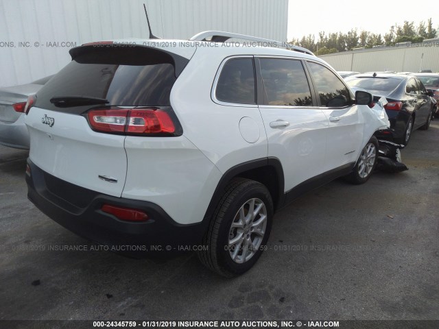 1C4PJLLB3JD511853 - 2018 JEEP CHEROKEE LATITUDE PLUS WHITE photo 4