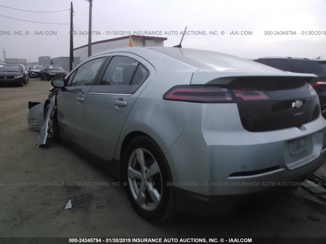 1G1RE6E49CU126418 - 2012 CHEVROLET VOLT GREEN photo 3