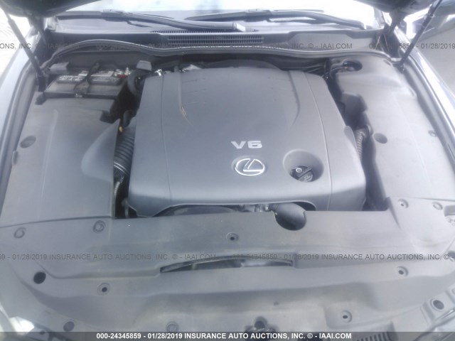 JTHBK262172027129 - 2007 LEXUS IS 250 BLUE photo 10