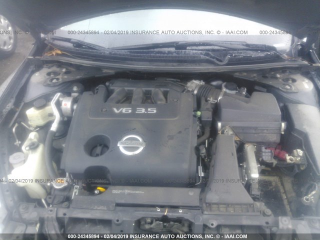 1N4BL2APXAN542708 - 2010 NISSAN ALTIMA SR GRAY photo 10