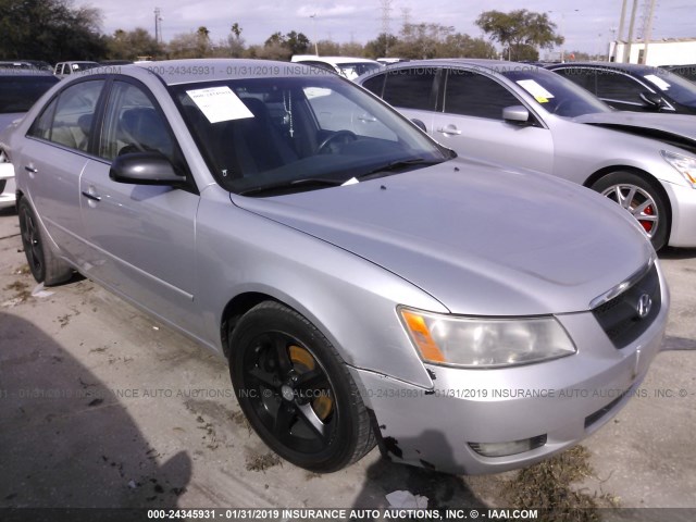 5NPEU46F08H347811 - 2008 HYUNDAI SONATA SE/LIMITED SILVER photo 1