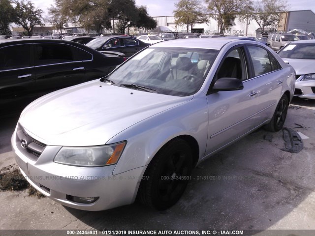 5NPEU46F08H347811 - 2008 HYUNDAI SONATA SE/LIMITED SILVER photo 2