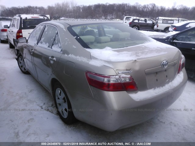 4T4BE46K49R094840 - 2009 TOYOTA CAMRY SE/LE/XLE TAN photo 3