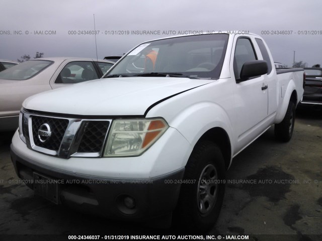 1N6BD06T27C439575 - 2007 NISSAN FRONTIER KING CAB XE WHITE photo 2