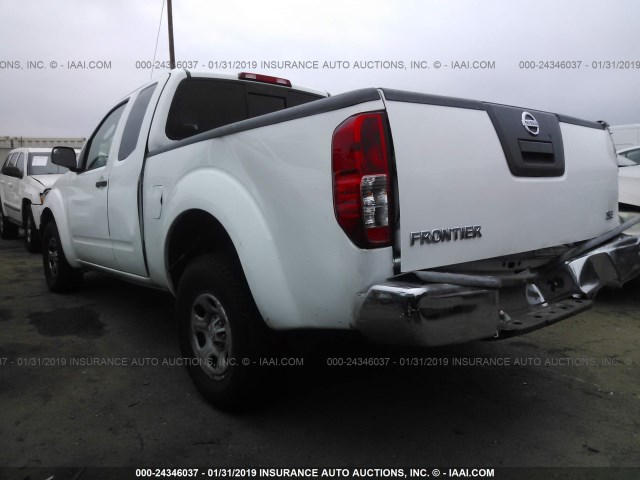 1N6BD06T27C439575 - 2007 NISSAN FRONTIER KING CAB XE WHITE photo 3