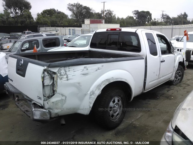 1N6BD06T27C439575 - 2007 NISSAN FRONTIER KING CAB XE WHITE photo 4