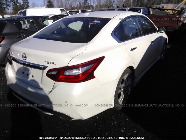 1N4BL3AP2GC198754 - 2016 NISSAN ALTIMA 3.5SL/3.5 SR WHITE photo 4