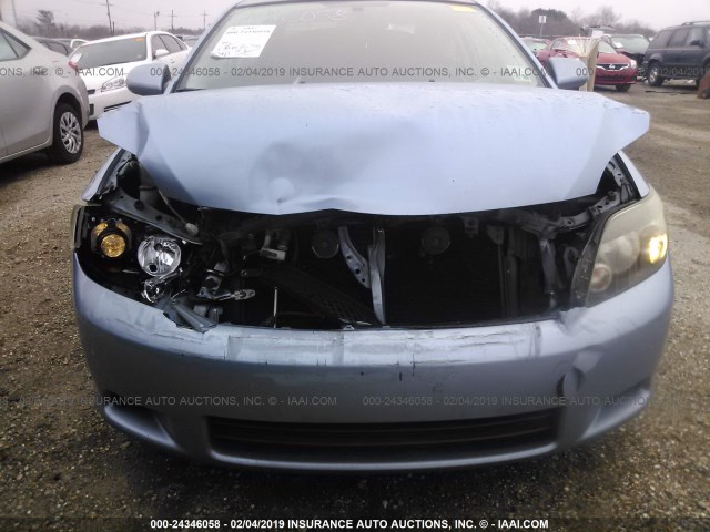 JTKDE167990276227 - 2009 TOYOTA SCION TC ლურჯი ფოტო 6