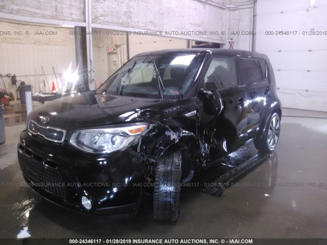 KNDJX3A5XF7111876 - 2015 KIA SOUL ! BLACK photo 2