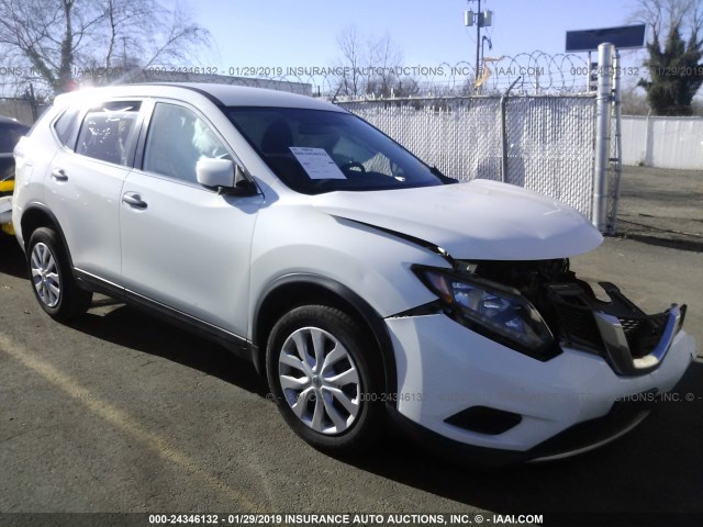 JN8AT2MV6GW139171 - 2016 NISSAN ROGUE S/SL/SV WHITE photo 1