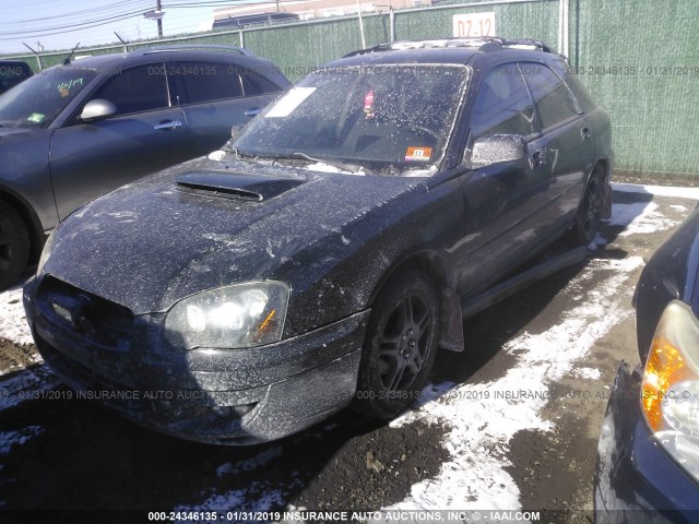 JF1GG29674G801086 - 2004 SUBARU IMPREZA WRX BLACK photo 2