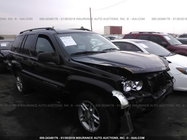 1J4GX48S74C137524 - 2004 JEEP GRAND CHEROKEE LAREDO/COLUMBIA/FREEDOM 黑色 照片 1