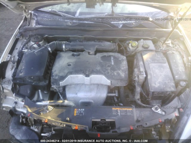 1G11B5SLXEF121537 - 2014 CHEVROLET MALIBU LS GOLD photo 10