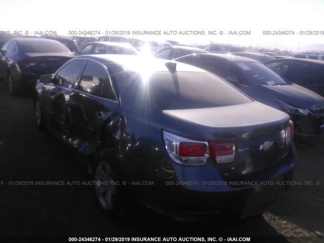 1G11B5SL7FF263958 - 2015 CHEVROLET MALIBU LS BLUE photo 3