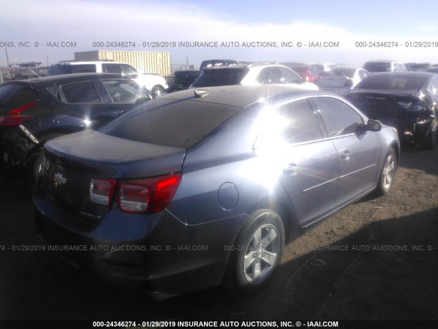 1G11B5SL7FF263958 - 2015 CHEVROLET MALIBU LS BLUE photo 4