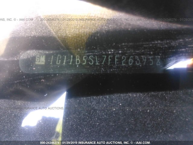 1G11B5SL7FF263958 - 2015 CHEVROLET MALIBU LS BLUE photo 9