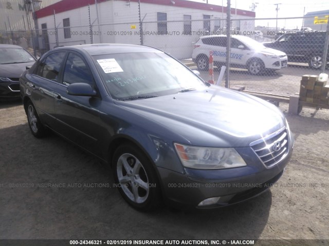 5NPEU46F19H524562 - 2009 HYUNDAI SONATA SE/LIMITED Light Blue photo 1