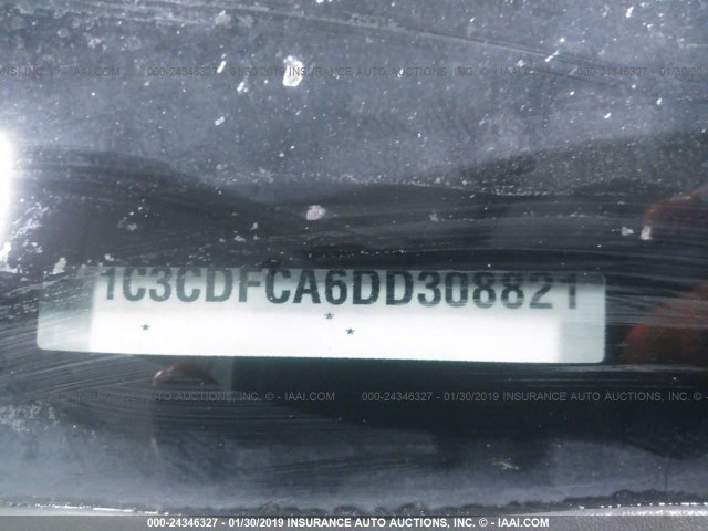 1C3CDFCA6DD308821 - 2013 DODGE DART LIMITED/R/T BLACK photo 9