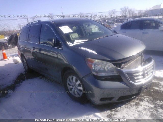 5FNRL38769B413329 - 2009 HONDA ODYSSEY EXL GRAY photo 1