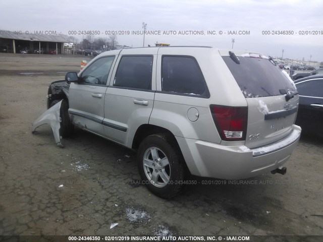 1J8GR48K37C640089 - 2007 JEEP GRAND CHEROKEE LAREDO/COLUMBIA/FREEDOM GRAY photo 3
