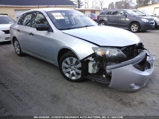 JF1GE616X8H523857 - 2008 SUBARU IMPREZA 2.5I SILVER photo 1