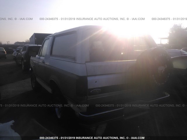 1FMEU15H7LLA75808 - 1990 FORD BRONCO U100 WHITE photo 3