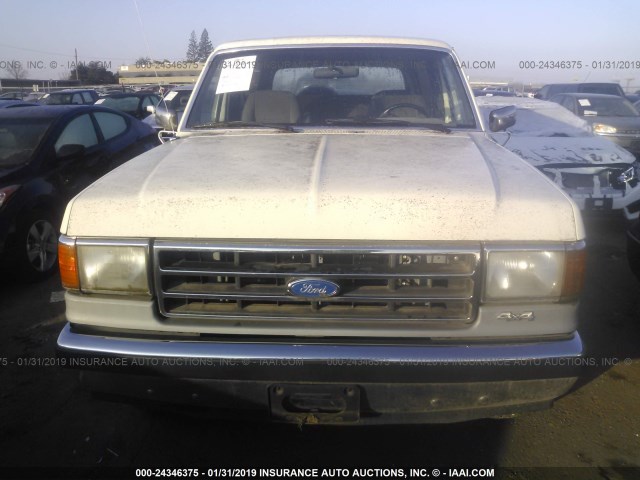 1FMEU15H7LLA75808 - 1990 FORD BRONCO U100 WHITE photo 6