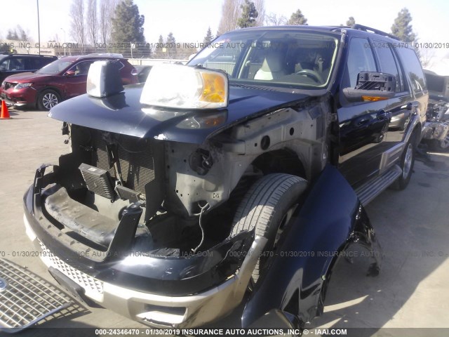 1FMFU17506LA22038 - 2006 FORD EXPEDITION EDDIE BAUER BLACK photo 2