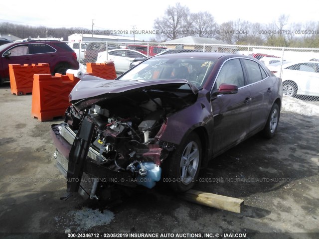 1G11C5SL3FF277689 - 2015 CHEVROLET MALIBU 1LT წითელი ფოტო 2