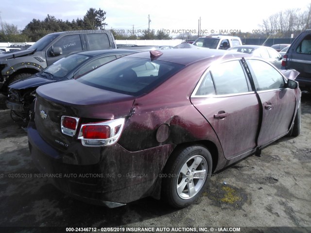 1G11C5SL3FF277689 - 2015 CHEVROLET MALIBU 1LT წითელი ფოტო 4