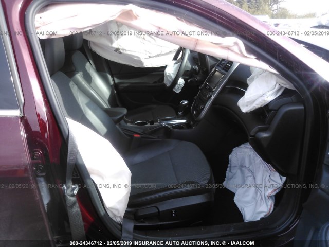 1G11C5SL3FF277689 - 2015 CHEVROLET MALIBU 1LT წითელი ფოტო 5