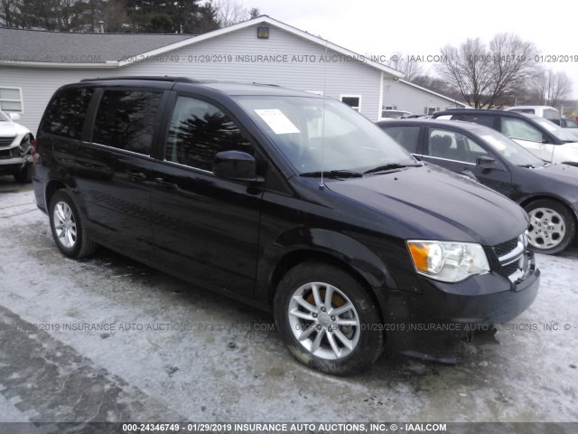 2C4RDGCG8GR379147 - 2016 DODGE GRAND CARAVAN SXT BLACK photo 1