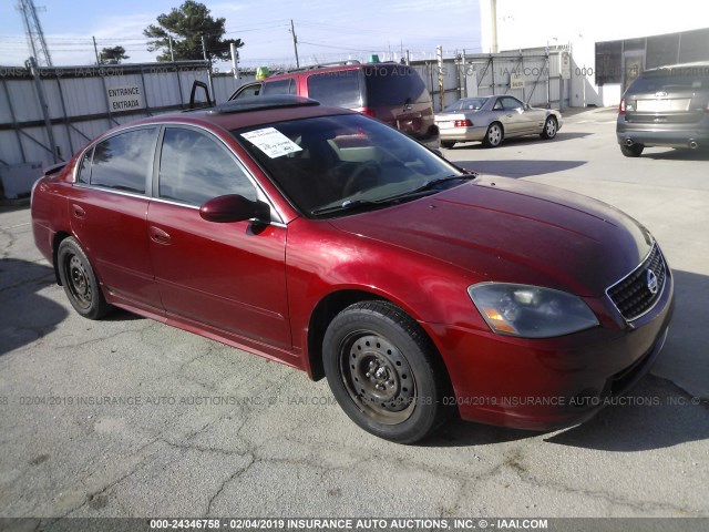 1N4AL11DX6C190566 - 2006 NISSAN ALTIMA S/SL MAROON photo 1