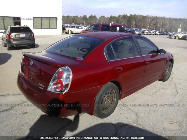 1N4AL11DX6C190566 - 2006 NISSAN ALTIMA S/SL MAROON photo 4