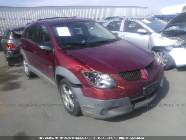 5Y2SM64863Z461445 - 2003 PONTIAC VIBE RED photo 1