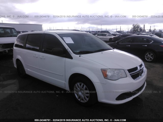 2D4RN4DG3BR616438 - 2011 DODGE GRAND CARAVAN EXPRESS WHITE photo 1