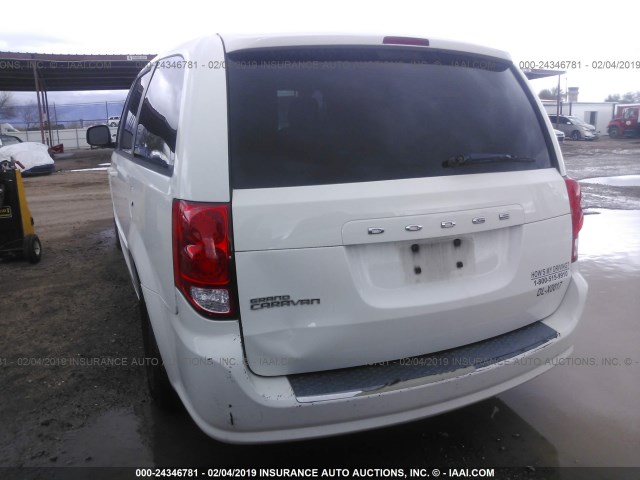 2D4RN4DG3BR616438 - 2011 DODGE GRAND CARAVAN EXPRESS WHITE photo 6