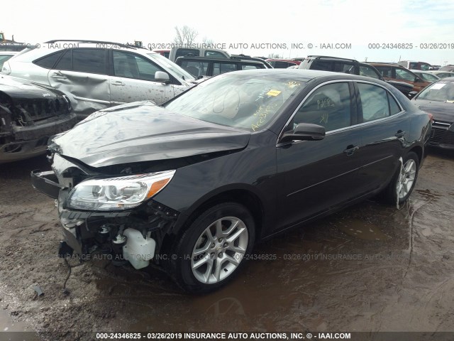 1G11C5SL6FF331695 - 2015 CHEVROLET MALIBU 1LT ნაცრისფერი ფოტო 2