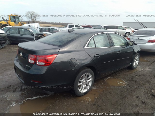 1G11C5SL6FF331695 - 2015 CHEVROLET MALIBU 1LT ნაცრისფერი ფოტო 4