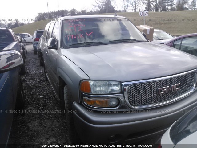 1GKFK66U06J103878 - 2006 GMC YUKON XL DENALI Champagne photo 1