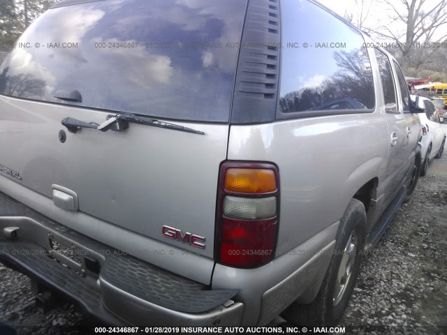 1GKFK66U06J103878 - 2006 GMC YUKON XL DENALI Champagne photo 4