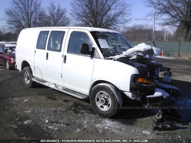 1GTW7AFF2H1904395 - 2017 GMC SAVANA G2500 WHITE photo 1