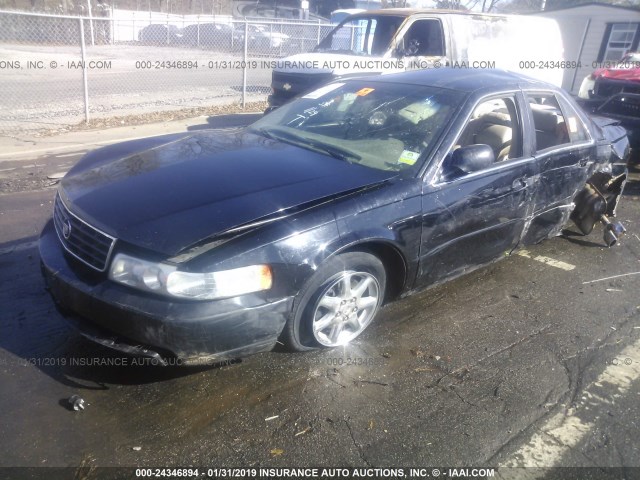 1G6KS54Y94U162727 - 2004 CADILLAC SEVILLE SLS BLACK photo 2