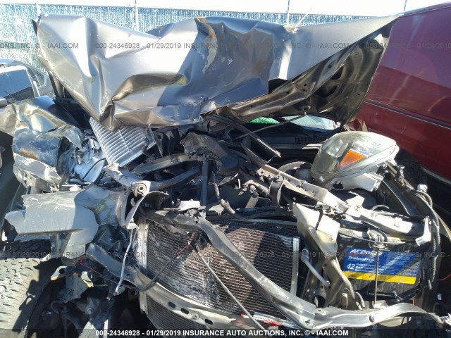 5TFTX4CN3DX035037 - 2013 TOYOTA TACOMA ACCESS CAB ნაცრისფერი ფოტო 10